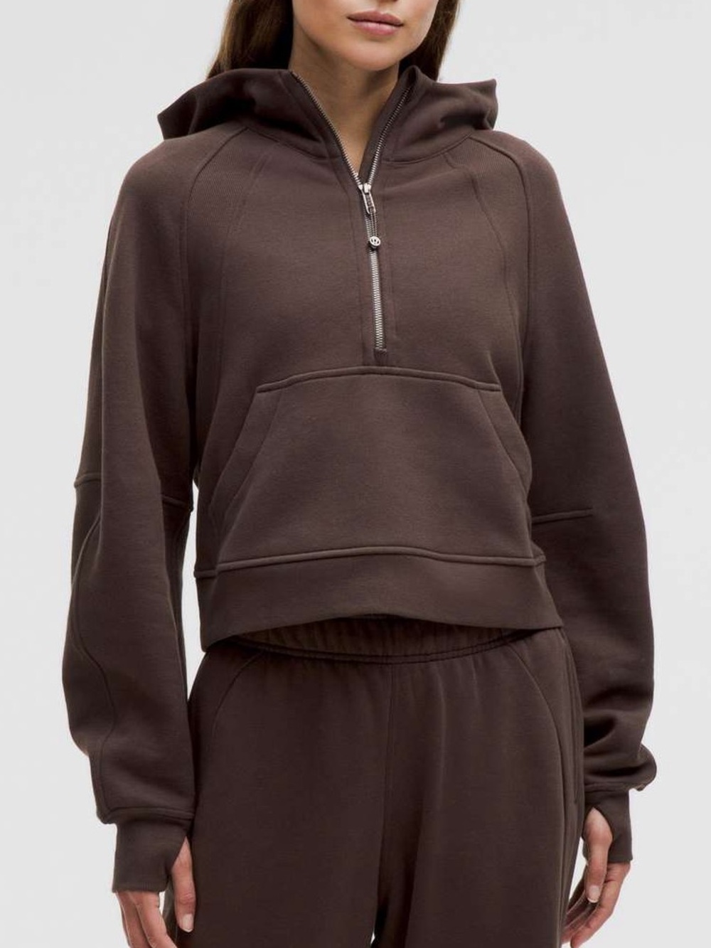 lululemon M/L Oversized Half Zip Hoodie Sweatshirt